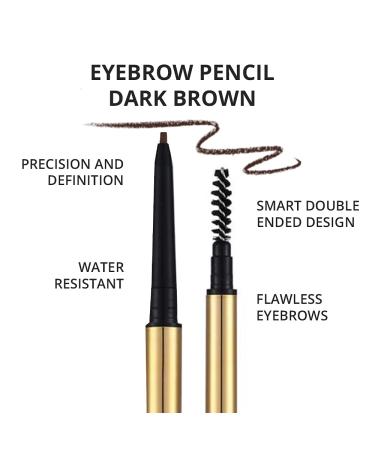 Professional Eyebrow Definer Pencil | Fill, Define & Volume | Long Lasting & Waterproof | Mela Beauty Studio (Dark Brown) - Buy Online on GoSupps.com
