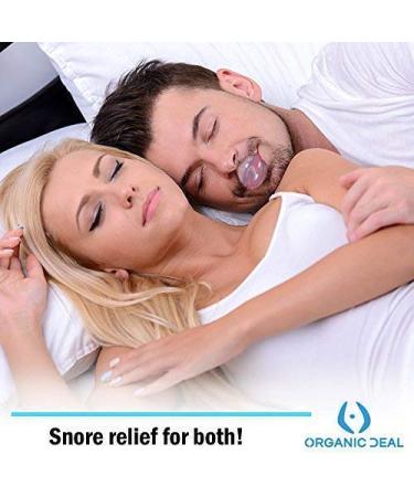 Organic Deal Anti Snore Tongue Retainer - Sleep Aid to Stop Snoring - Effective Snore Stopper Mouth Guard for Women & Men - Buy Online on GoSupps.com