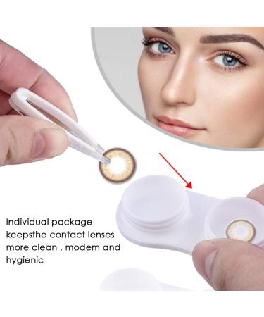 Semme Gold Contact Lens Container - Eye Care Travel Kit with Mirror Holder & Soak Case - Buy Online on GoSupps.com