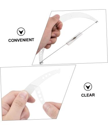 Beavorty 1 Set Positioning Ruler Drawing Line Makeup Tools Makeup Caliper Ruler Eyebrow Face Ruler Acrylic - Buy Online on GoSupps.com
