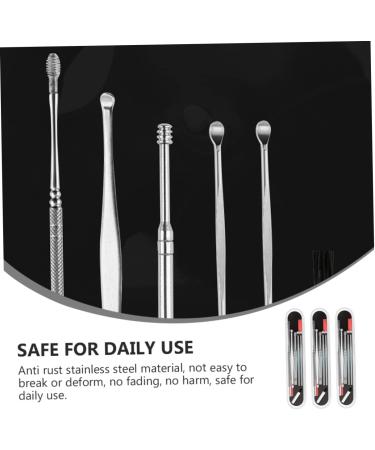 FOMIYES 3 Sets 6-Piece Ear Cleaning Set - Ear Wax Remover Kit with LED Light - Buy Online on GoSupps.com