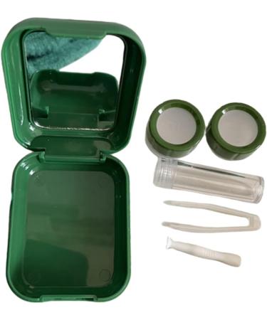Buy Healvian Contact Lens Container | Portable Small Holder with Mirror | Travel-Friendly Lens Storage Case - Buy Online on GoSupps.com