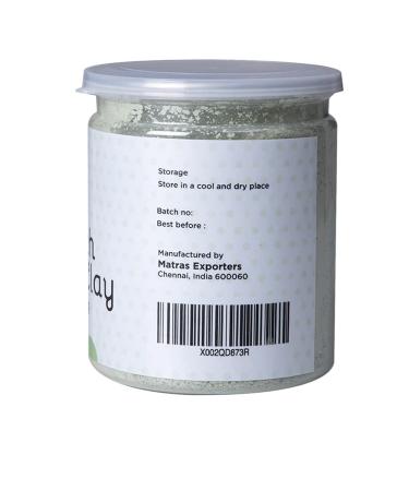 French Green Clay Powder 8 oz - Deep Facial Cleanser for Skin Softening | Natural Detoxifies Body | Argile Verte Montmorillonite Illite Green Clay - Buy Online on GoSupps.com