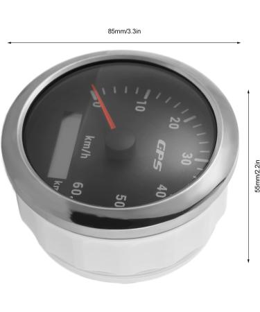 ABS Stainless Steel 85mm GPS Speed Meter for Boats & Cars - LCD Display Adjustable Backlight 0-60 km/h 9-32V DC - Buy Online on GoSupps.com