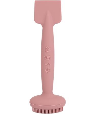 Silicone Facial Mask Brush Ergonomic Handle Dual Head Fine Brush and Flat Brush for Deep Cleansing Easy to Wash Beauty Salon Home - Buy Online on GoSupps.com