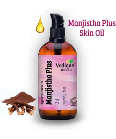 VEDIQUE Remedies Manjistha Plus Oil - Soothing & Relaxing Relief | Fast Acting All-Natural Oil | 100ml | International Shipping - Buy Online on GoSupps.com