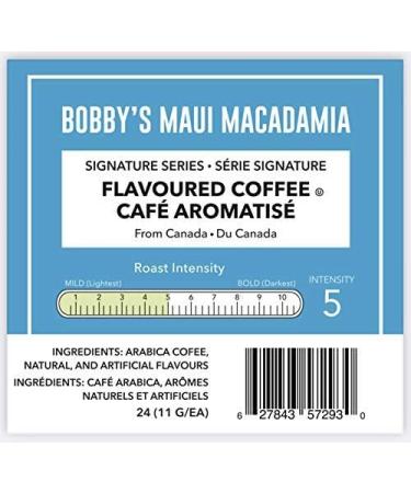 Bobby The Coffee Guy Maui Macadamia Compatible with Keurig K-Cup Brewers 24 Count - Buy Online on GoSupps.com
