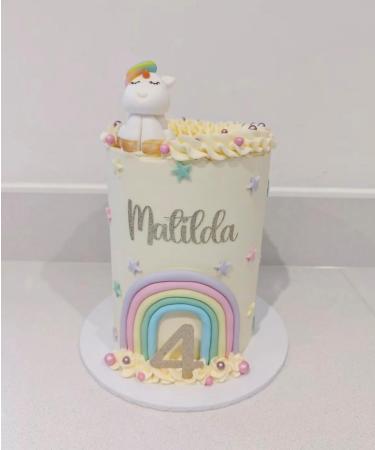 SugArt Unicorn Edible Cake Toppers | Handmade Animal Cake Decorations for Birthdays Easter Decorations or Baby Showers | Perfect on Fondant Butter Cream & Icing Sugar Cakes | Contains Food Colors - Buy Online on GoSupps.com
