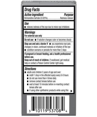 Bausch + Lomb Lumify Eye Drops 0.08 fl oz + Advanced Eye Relief Allergy Drops 0.12 fl oz Dual Relief System for Red Itchy Irritated Eyes - Buy Online on GoSupps.com