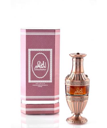 Al.Mashaher Unisex Concentrated Perfume Oil - 0.85 Fl Oz (25 ml) Alcohol Free Long Lasting Pure Essential Oil - Luxurious Scent of Arabia