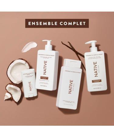 Native Native Body Lotion for Men and Women Silicone and Dye Free Coconut and Vanilla Scent Hand Lotion + Moisturizer for Dry Skin With Naturally Derived Ingredients (2 x 487 ml) - Buy Online on GoSupps.com