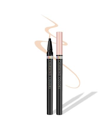 Music Flower Coloured Eyeliner Waterproof and Smudge-Proof Liquid Eyeliner Pencil Multiple Colour Options Flexible Pencil for Easy Control Nude