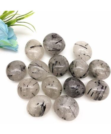 Natural Crystal Rough 100g Natural Clear Black Hair Rutilated Natural Tumbled Stones Bulk Crystals Polished Stones and Crystals - Buy Online on GoSupps.com