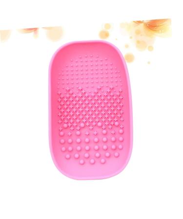 FRCOLOR 2 pcs Portable Makeup Brush Cleaner Bowl & Silicone Cleaning Mat - Pink Makeup Cleaning Tools - Buy Online on GoSupps.com