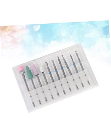 POPETPOP Set Nail Drill Bits for Acrylic Nails Nail Drills for Acrylic Nails Manicure Drill Bits Nail Drill Kit Diamond Nail Drill Bit Ceramic Nail Drill Bit Tungsten Steel Grinding Head medium As Shown - Buy Online on GoSupps.com