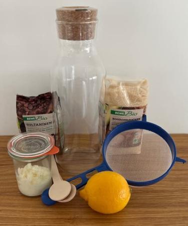 Water kefir starter set including 50g kefir