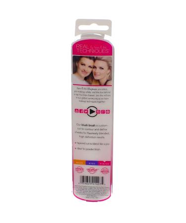 Real Techniques Blush Brush - Professional Colour Powder Blending Brocha Para Maquillaje - Buy Online on GoSupps.com
