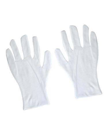 minkissy Cotton Work Gloves 18 Pairs Work Gloves White Gloves Factory Gloves Cotton Gloves Lengthen White Work Gloves - Buy Online on GoSupps.com