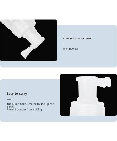 Powder Bottle 180ml Hair Powder Spray Bottle Transparent Empty Refillable Spray Bottle Hair Styling Tool - Buy Online on GoSupps.com
