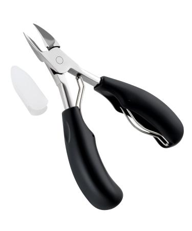 Toenail Clippers Professional ingrown toenail Tools Nail Treatment Foot Tool for Thick & Ingrown Toenails Stainless Steel Pedicure Tools with Sharp Curved Blade for Men Women & Seniors