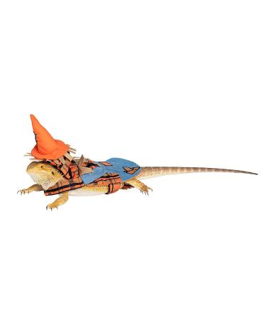Thrills & Chills Bearded Dragon Reptile Holiday Halloween Costume Clothing Accessory Funny Cute Scarecrow