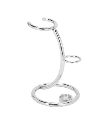 Stainless Steel Safety Razor Stand - Quick Drying Rustproof Men's Razor Holder | Silver Edition - Buy Online on GoSupps.com