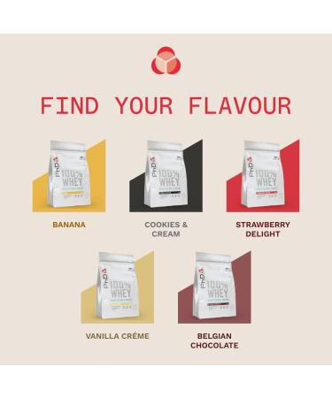 PhD Nutrition Grass-Fed Whey Protein Powder - Belgian Chocolate, 40 Servings, High Protein & BCAA, Low Calorie Formula - Buy Online on GoSupps.com