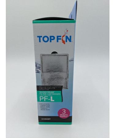 Top Fin Silentstream PF-L Refill 6.5in x 4.5 - (3 Pack) for PF20, PF30, PF40, PF75 Power Filters - Buy Online on GoSupps.com