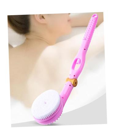 Healeved Body Scrub Tool Bathroom Body Brush Bathroom Bath Massage Brush Massage Brush Bath Shower Brush Bath Brush Set Earth Tones Pink Body Shower Scrub Cleaner Body Massage Brush
