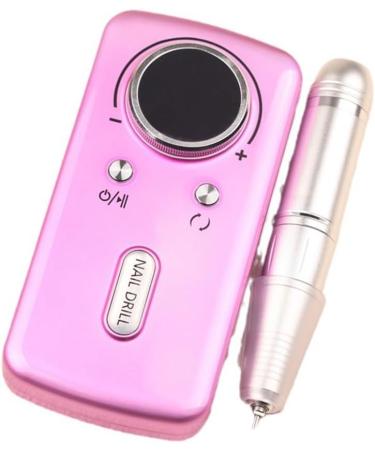 GOSIA Electric Nail Drill with LCD Display Rechargeable Nail Polish Accessories for Gel Nail Polish Sander Pink - Buy Online on GoSupps.com