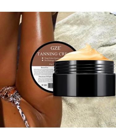 Sunless Tanning Cream - Organic Self Tan & Quick Bronzer for Face & Legs | Natural Glow Moisturizer - Buy Online on GoSupps.com