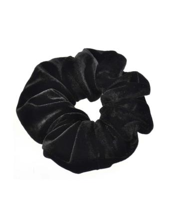Mytoptrendz Classic Luxury Black Velvet Scrunchie - Perfect Ponytail Holder for Stylish Hair Accessories - Buy Online on GoSupps.com