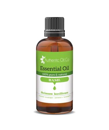 Pure and Natural Basil Essential Oil 100ml 100 ml (Pack of 1)