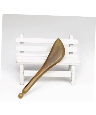 Lurrose 2-in-1 Tendon Beauty Rack & Skin Massage Device - Eye & Face Massage Tools - Yak Horn Scratching Board for Glowing Skin - Buy Online on GoSupps.com