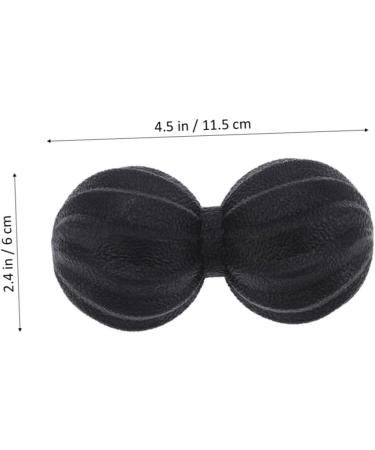 ABOOFAN Massage Ball Peanut Yoga Roller - Medium Black Shoulder Relaxation Ball for Pain Relief & Muscle Recovery - International Shipping Available - Buy Online on GoSupps.com