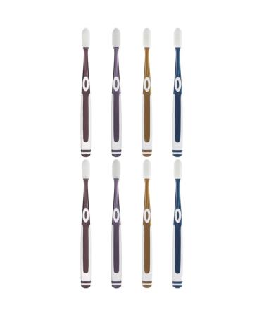 Minkissy 2 sentences 4Tlg nano toothbrush toothbrush with soft bristles toothbrushes for on the way healthy in the mouth oral care toothbrush for children's tool household toothbrush