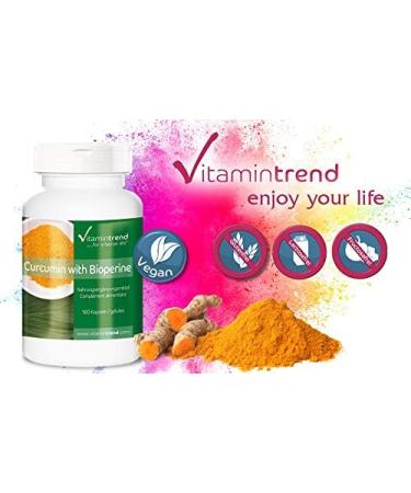 Curcumin Capsules with Bioperine - 180 Vegan Capsules | 95% Curcuminoids | 6-Month Supply - Buy Online on GoSupps.com