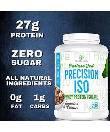 Precision ISO Cookies & Cream 5lb | Premium Pasture Fed Whey Protein Isolate - Buy Internationally - Buy Online on GoSupps.com
