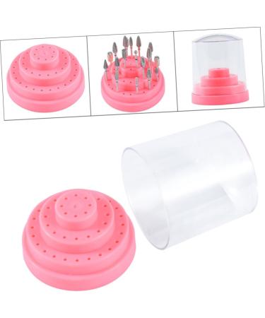 SOESFOUFU 1pc 48 Nail Bit Organizer Display Holder Stand Nails Drill Bits Nail Display Stand Display Storage Nail Drill Bits Holder Nail Grinding Head Storage Written Manicure Pink Size 1 Pink - Buy Online on GoSupps.com