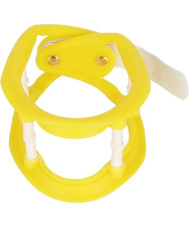 Jlasdr Adjustable Silicone Neck Support | Cervical Spine Protection & Traction Relief | Comfort & Corrector in Giallo Color - Buy Online on GoSupps.com
