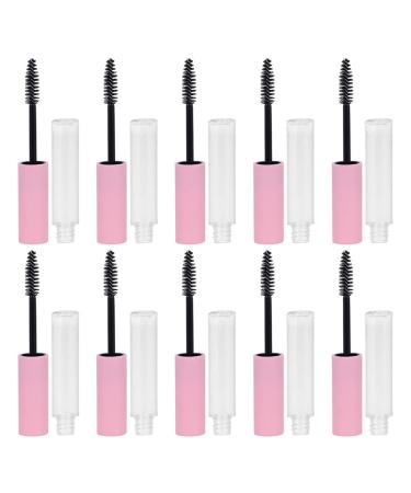 MUSISALY 15pcs Mascara Empty Tube Empty Lip Gloss Tube Mascara Tubes Empty Sweatproof Mascara Plastic Pink