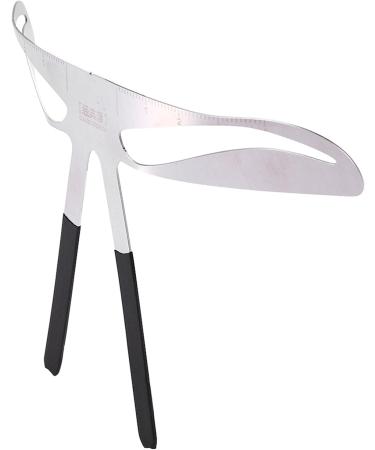  KDUTYE Eyebrow Ruler with 4 Types of Eyebrow Shape Scale Measurement for All Faces Black Color (Classic eyebrow) - Buy Online on GoSupps.com