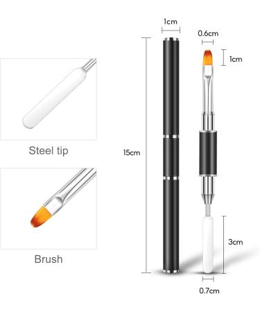 PEACECOLOR 120ML Slip Solution Cleanser Plus with Dual End Nail Brush Set for Poly Extension Nail Gel Builder Nail Gel Nail Art Kit Easy DIY Use at Home Beauty Gifts for Women color 194 - Buy Online on GoSupps.com