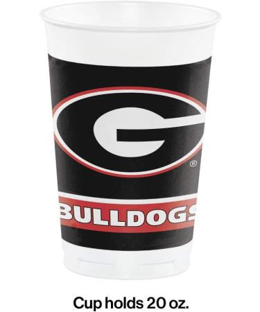 University of Georgia 20 oz. Plastic Cups - 24 ct | Officially Licensed by Creative Converting - Buy Online on GoSupps.com