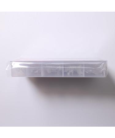 AIMeili 550 Pieces Clear Transparent False Toe Nails - Full Cover Artificial Toenail Tips with Storage Box - Buy Online on GoSupps.com