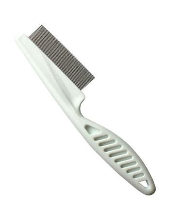 Duben flea comb professional floh comb stainless steel pin fur care brush flea flea treatment clean tool pet fine toothing steel small brush lice comb & dust ridge for cats & dogs 18x4cm