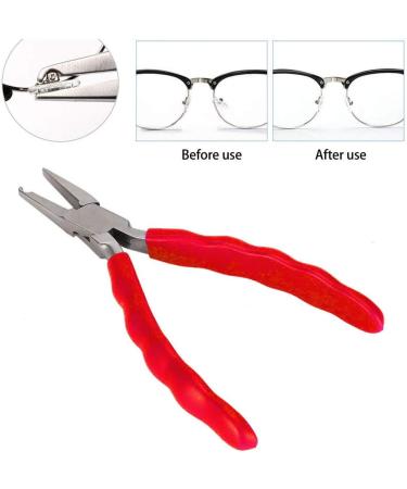 Buy Nasal Pad Tongs - DIY Craft Glasses Pliers Micro Stainless Steel Optical Tool for Frame Repair | International Shipping - Buy Online on GoSupps.com