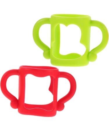 ibasenice 6 Pcs Silicone Bottle Handle Newborn Bottle Handle Newborn Bottle Grip Bottle Handles Milk Bottle Handles Milk Bottle Accessories Silicone Soft Wide Mouth 13.00X7.00X6.50CMx3pcs Assorted Colorx3pcs - Buy Online on GoSupps.com