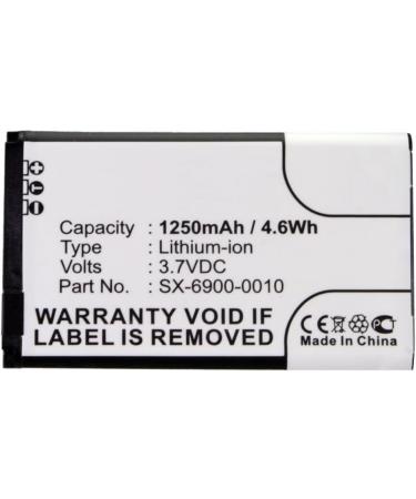 Buy Synergy Digital DAB Battery - Compatible Replacement for Sirius SX-6900-0010 | Ultra High Capacity 1250mAh Li-ion 3.7V - Buy Online on GoSupps.com