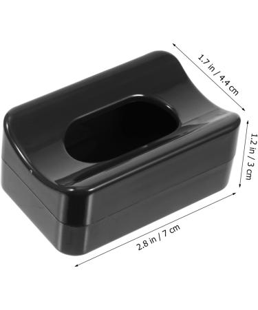 Beavorty 1pc Box Glitter storage box nail art tools nail glitter storage container rhinestone tools nail tools dip powder container nail powder recycling Nail Salon Supplies rhinestones set 7x4.4cm Black - Buy Online on GoSupps.com